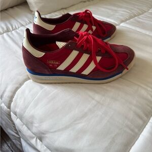 Adidas Crimson and White Sneakers